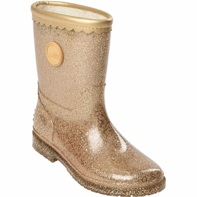 Sofie Schnoor Champagne Rubber Boots Kids Rain Boots with free shipping