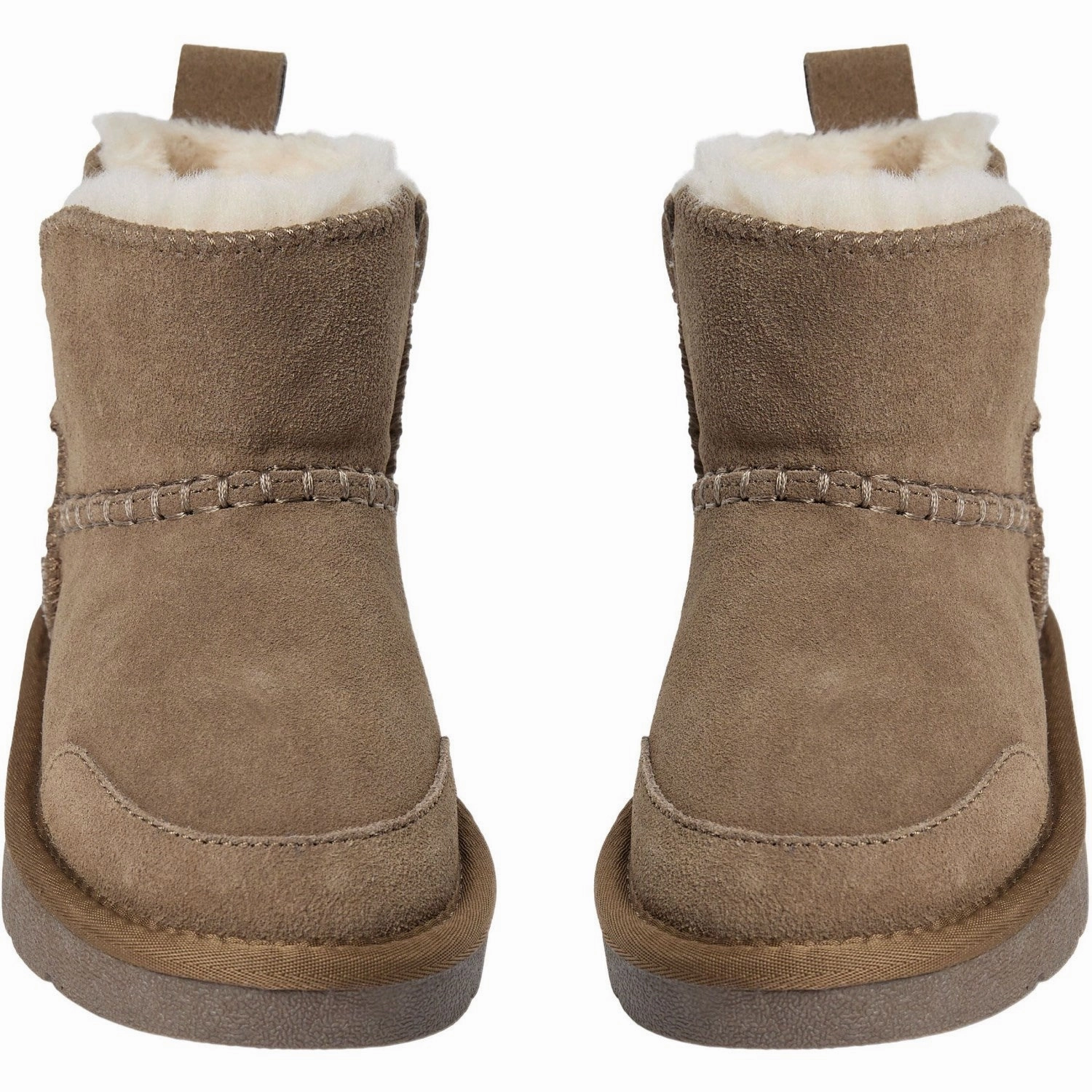 Sofie Schnoor Dark Sand Suede Boots Teddy Boots for Kids online deal