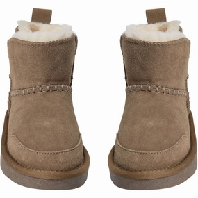 Sofie Schnoor Dark Sand Suede Boots Teddy Boots for Kids online deal