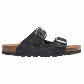 Sofie Schnoor Glitter Black Sandal Flip-Flops for Kids sale