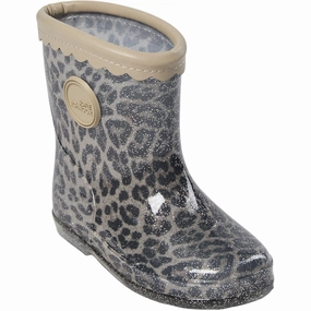 Sofie Schnoor Leopard Perlask Rubberboot Kids Rain Boots with free shipping