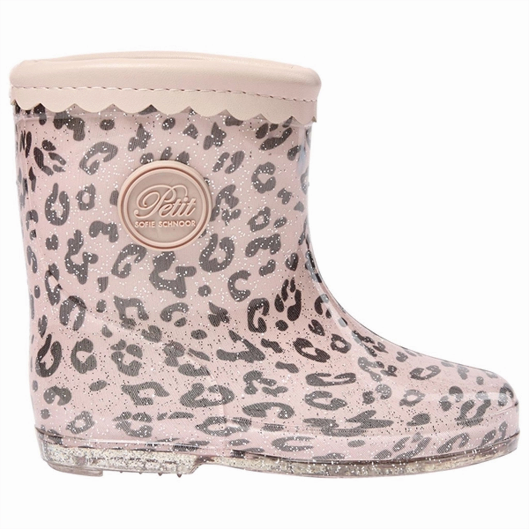 Sofie Schnoor Leopard Rubber Boot Kids Rain Boots with free shipping