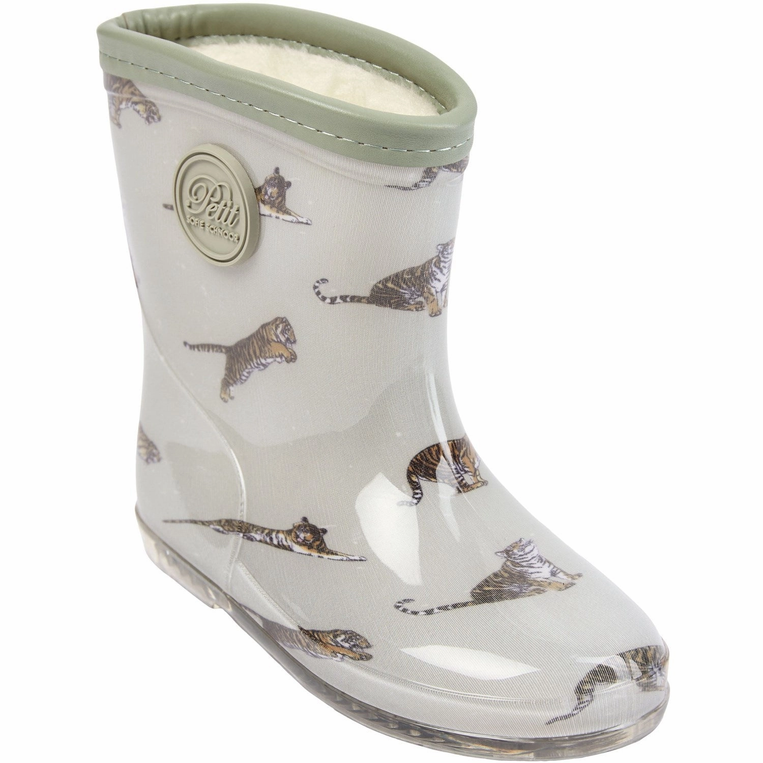 Sofie Schnoor Light Green Rubber Boot Kids Rain Boots with free shipping