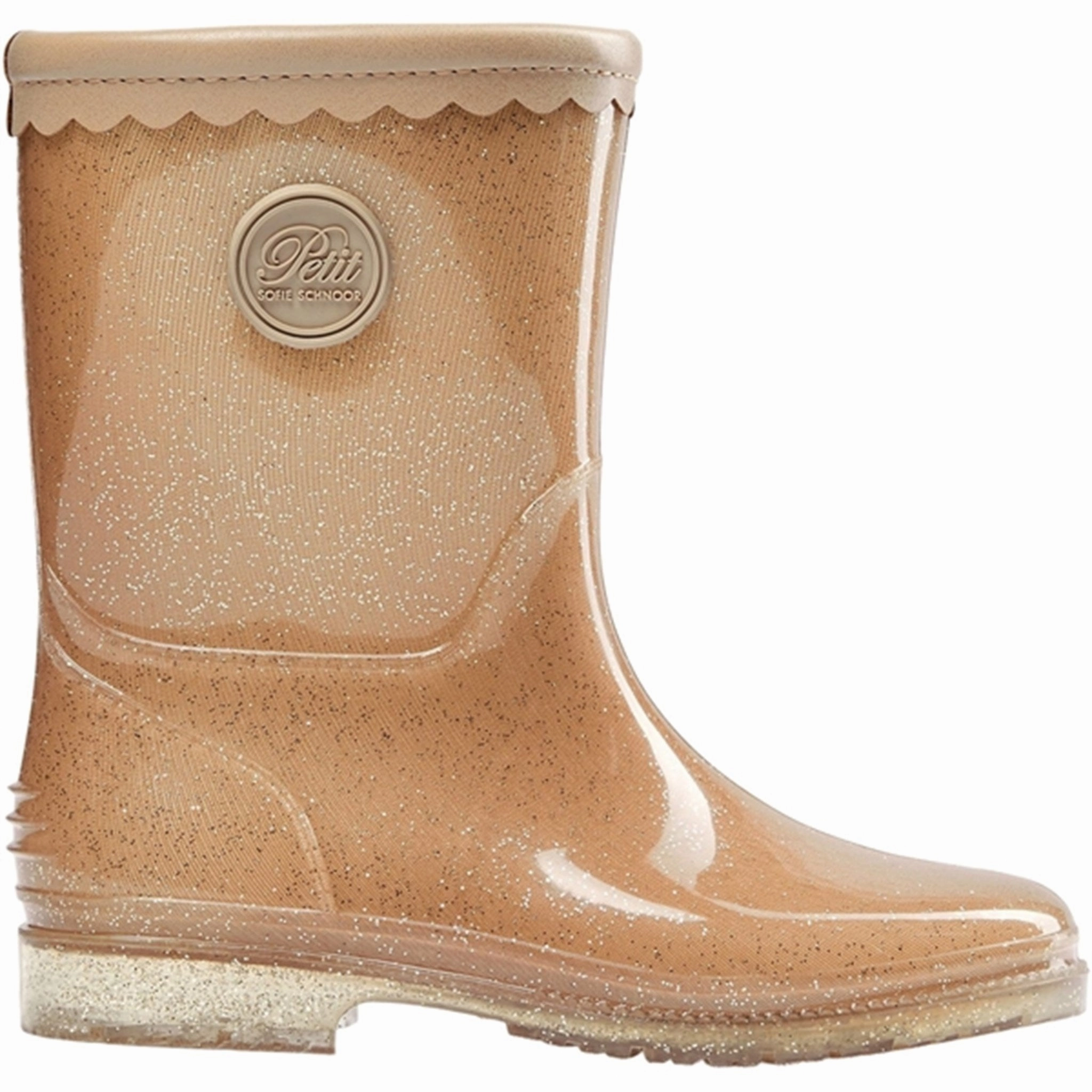 Sofie Schnoor Nougat Rubber Boots Kids Rain Boots with free shipping