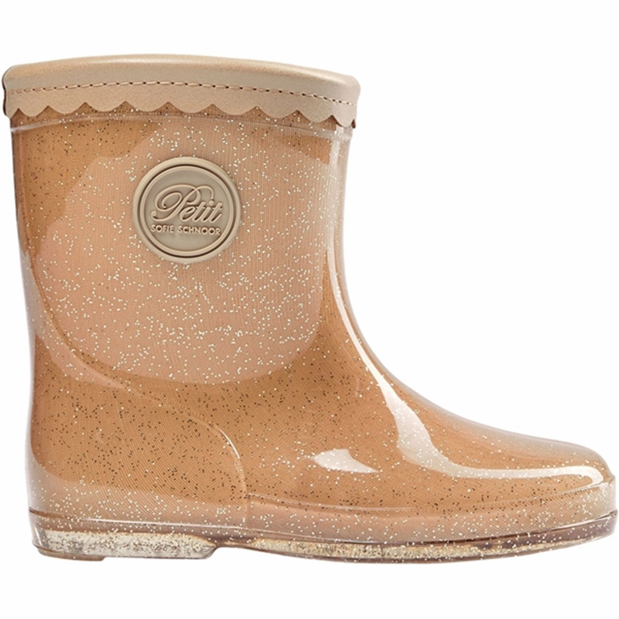 Sofie Schnoor Nougat Rubber Boots Kids Rain Boots with free shipping