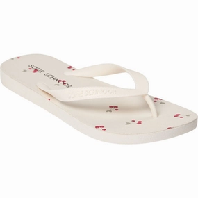 Sofie Schnoor Off White AOP Cherry Sandal Flip-Flops for Kids sale