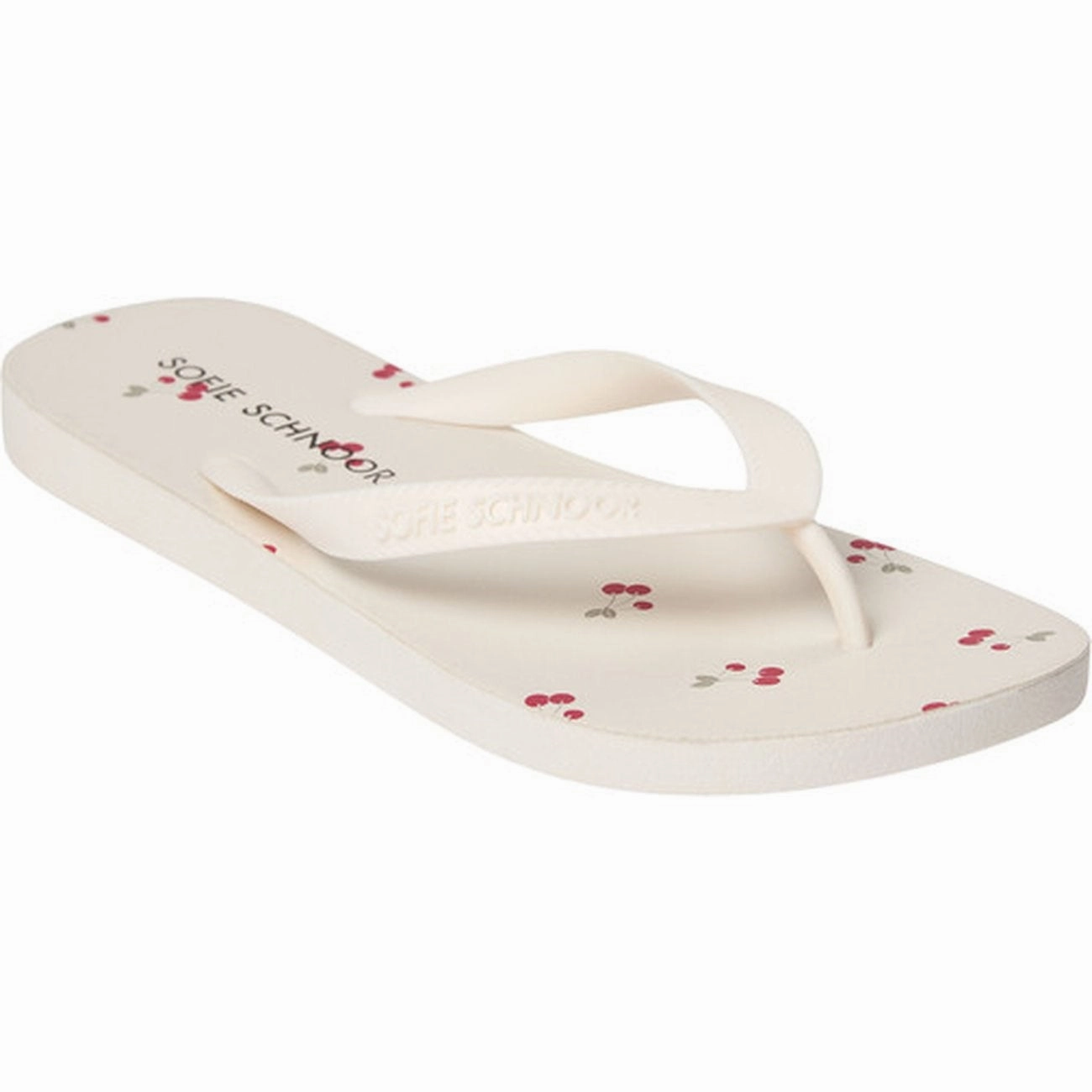 Sofie Schnoor Off White AOP Cherry Sandal Flip-Flops for Kids sale