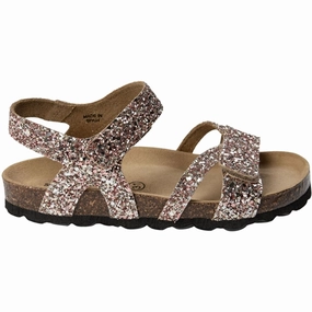 Sofie Schnoor Rose Glitter Sandals Kids Open Sandals cheap sale