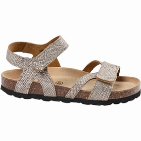 Sofie Schnoor Sandal Antique Silver Kids Open Sandals cheap sale