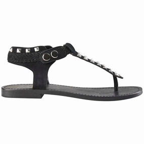 Sofie Schnoor Sandal Black Suede Kids Open Sandals cheap sale