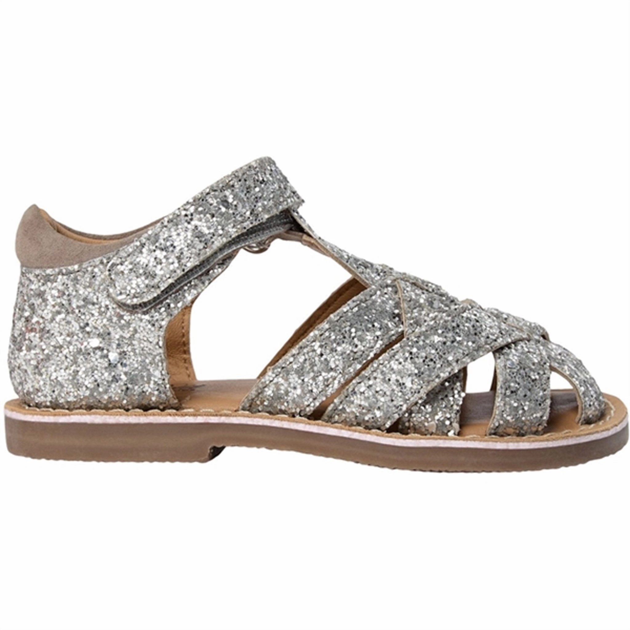 Sofie Schnoor Silver Sandals Kids Closed Toe Sandals promo