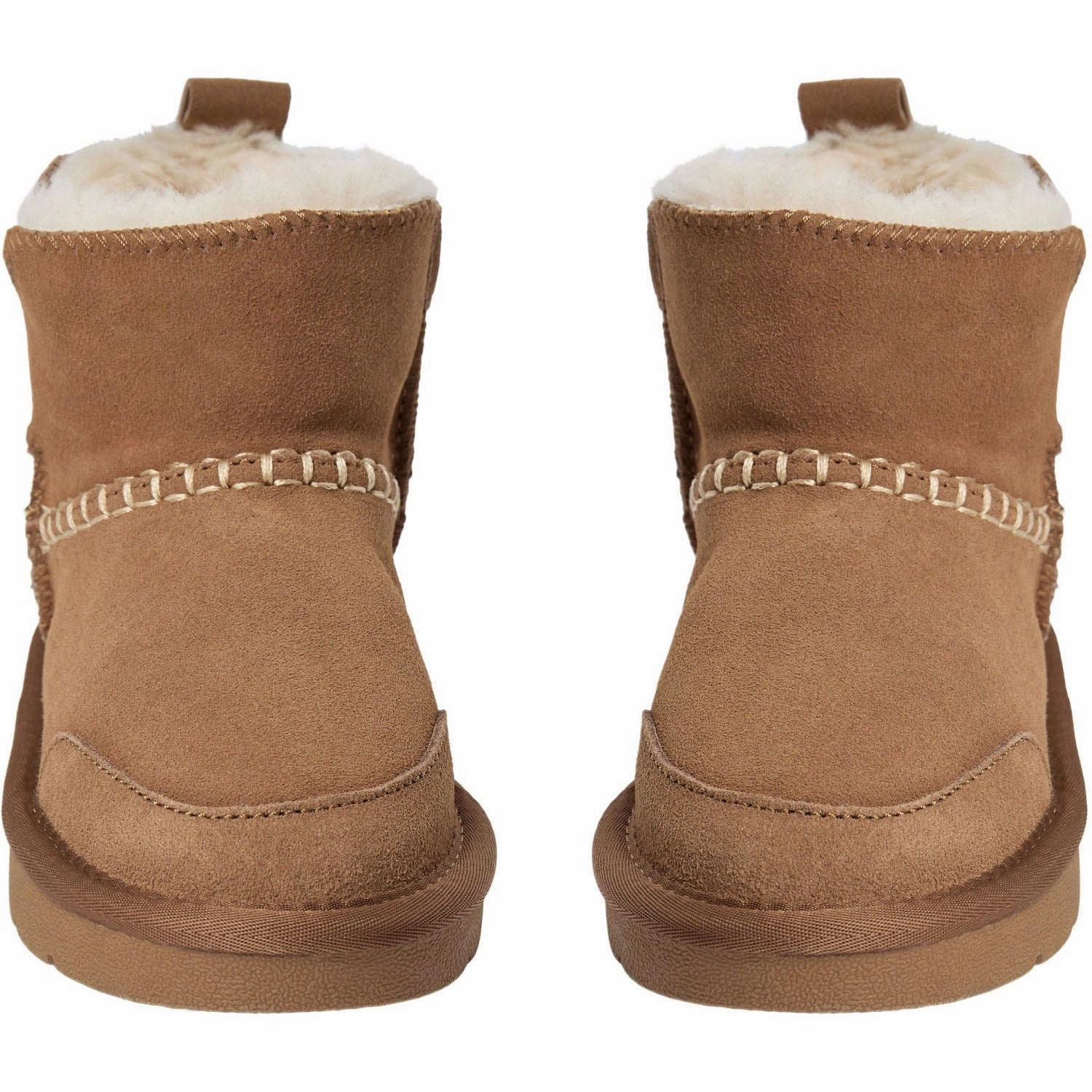 Sofie Schnoor Tan Suede Boots Teddy Boots for Kids online deal