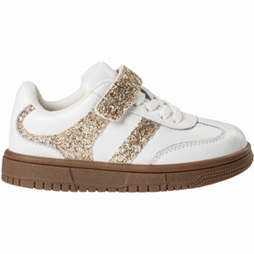 Sofie Schnoor White Gold Shoe Velcro Kids Velcro Sneakers discount
