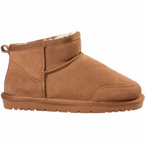 Sofie Schnoor Young Tan Boots Low Teddy Boots for Kids online deal