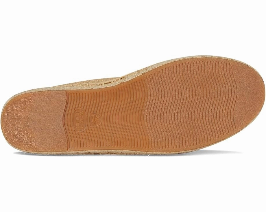 Soludos Smoking Slipper Womens US 8 Cafe Taupe Cotton Espadrille Slip-On ZOGG153