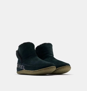 Sorel Nakiska 1876141-011 Slipper Women's US 10 Black Suede Ankle Bootie ZPO3685 Womens Slippers at low price