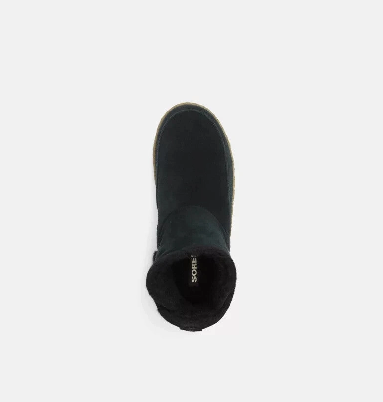Sorel Nakiska 1876141-011 Slipper Women's US 10 Black Suede Ankle Bootie ZPO3685