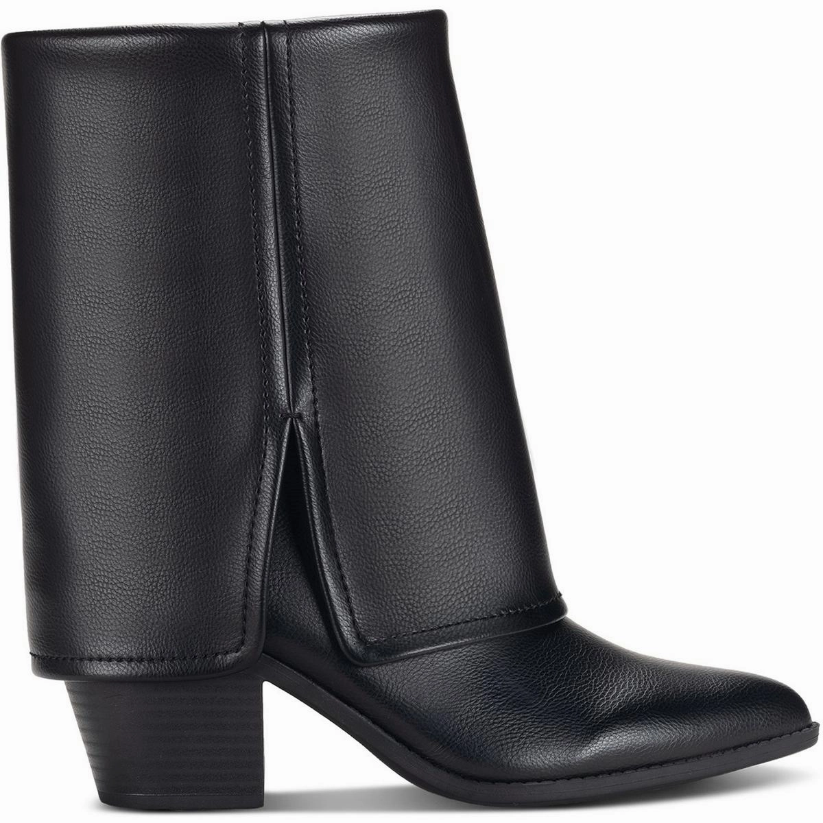 SSIBIZAA Womens Cuffed Manmade Ankle Boots