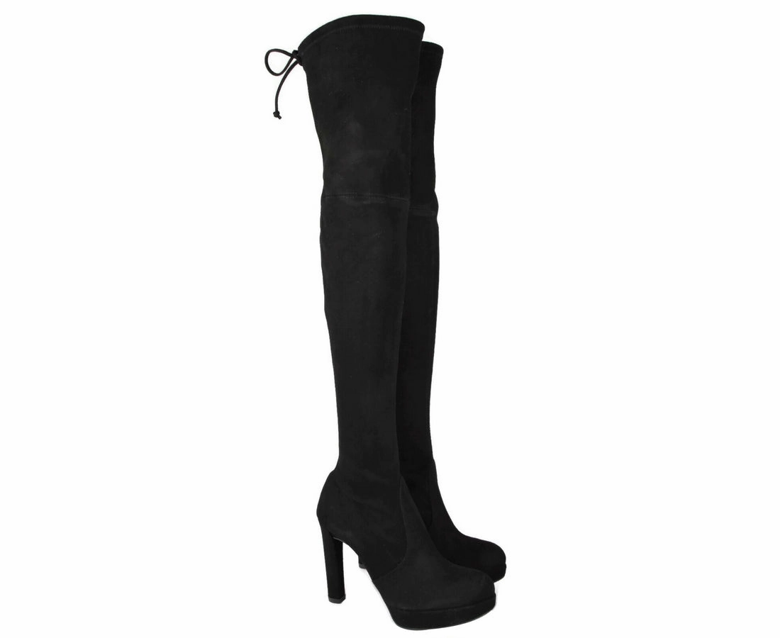 Stuart Weitzman Women's Plathighland  Suede Over-the-knee Boot