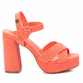 Suede Dressy Sandals In Coral Womens Fashion Sandals discount