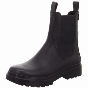 Superfit Black Abby Girls' Slip-On Velcro Zip Boots Kids Chelsea Boots sale