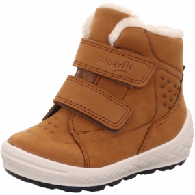 Superfit Brown Groovy 2.0 Boots With Warm Lining Cheap Kids Winter Footwear