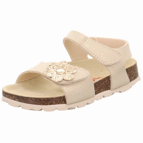 Superfit Fussbettpantoffel Sandals Gold Kids Open Sandals cheap sale