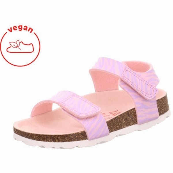 Superfit Fussbettpantoffel Sandals Pink/Lila Kids Open Sandals cheap sale