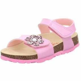 Superfit Fussbettpantoffel Sandals Pink Kids Open Sandals cheap sale