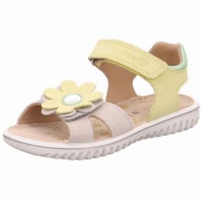 Superfit Gelb/Wei Sparkle Sandal Kids Open Sandals cheap sale