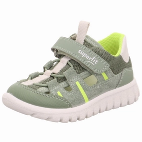 Superfit Lightgreen/Yellow Sport7 Mini Sneakers Kids Sneakers with Laces sale