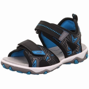 Superfit Mike 3.0 Sandals Black/Turquoise Kids Open Sandals cheap sale