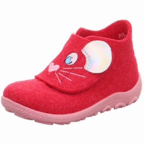 Superfit Pink/Rose Happy Octi Slippers With Warm Lining Wool Slippers Kids clearance