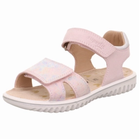 Superfit Pink/Silver Sparkle Sandal Kids Open Sandals cheap sale