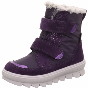 Superfit Purple Flavia Boots With Warm Lining Cheap Kids Winter Footwear