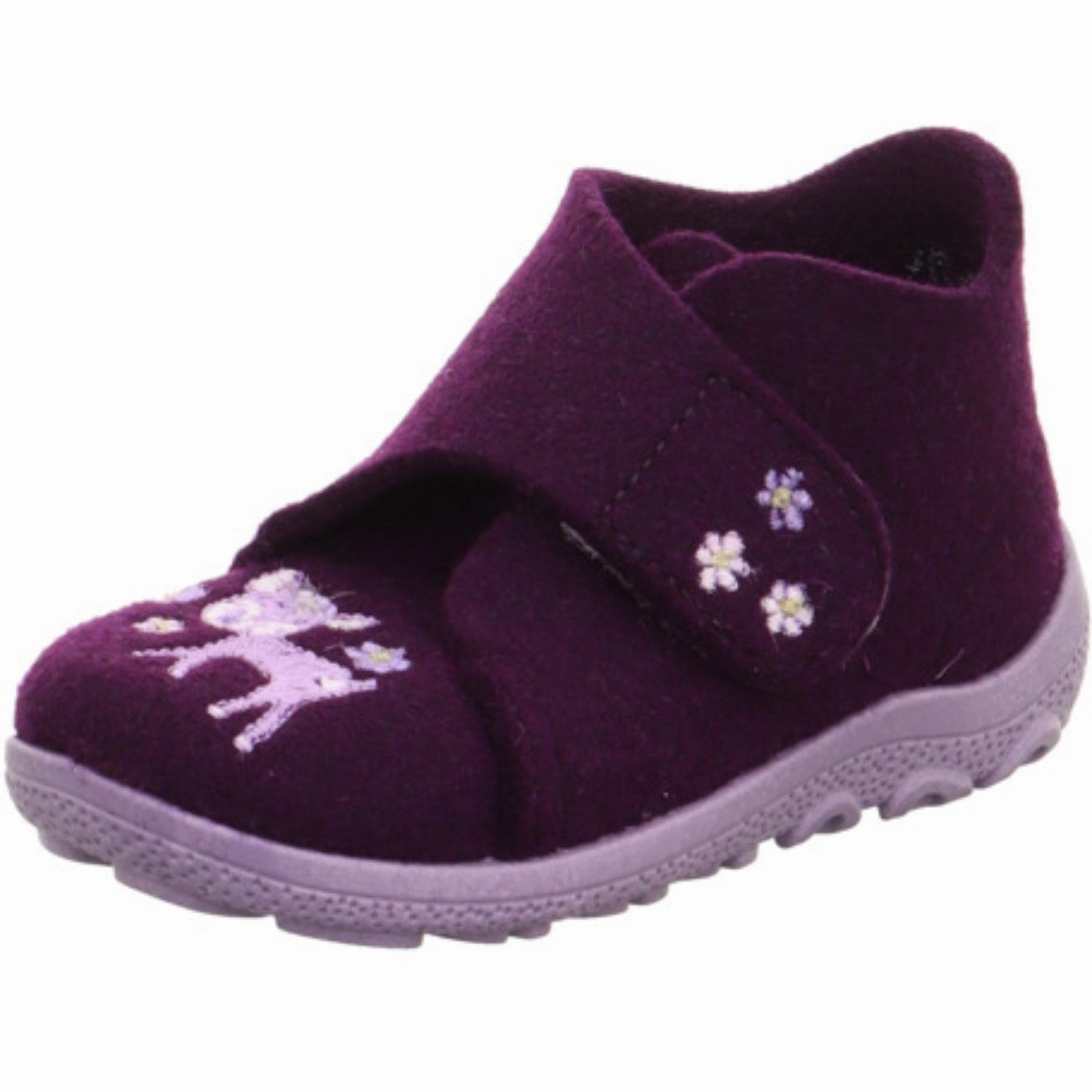Superfit Purple Happy Octi Slippers With Warm Lining House Slippers for Kids on sale
