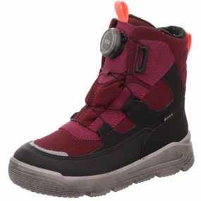 Superfit Red/Black Mars Boots With Warm Lining Cheap Kids Winter Footwear