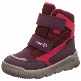Superfit Red/Pink Mars Boots With Warm Lining Cheap Kids Winter Footwear