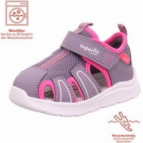 Superfit Wave Sandals Lila/Pink Kids Closed Toe Sandals promo