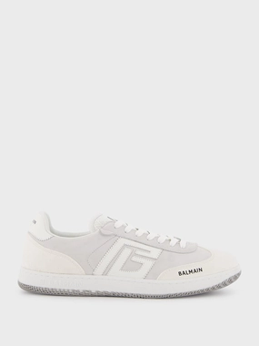 Swan Sneakers in Calfskin and Suede Promo deal Mens Sneakers