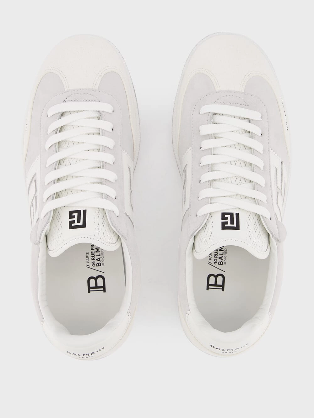 Swan Sneakers in Calfskin and Suede
