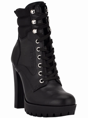 Talore  Womens Faux Leather Lux Sole Combat & Lace-Up Boots Womens Boots sale online