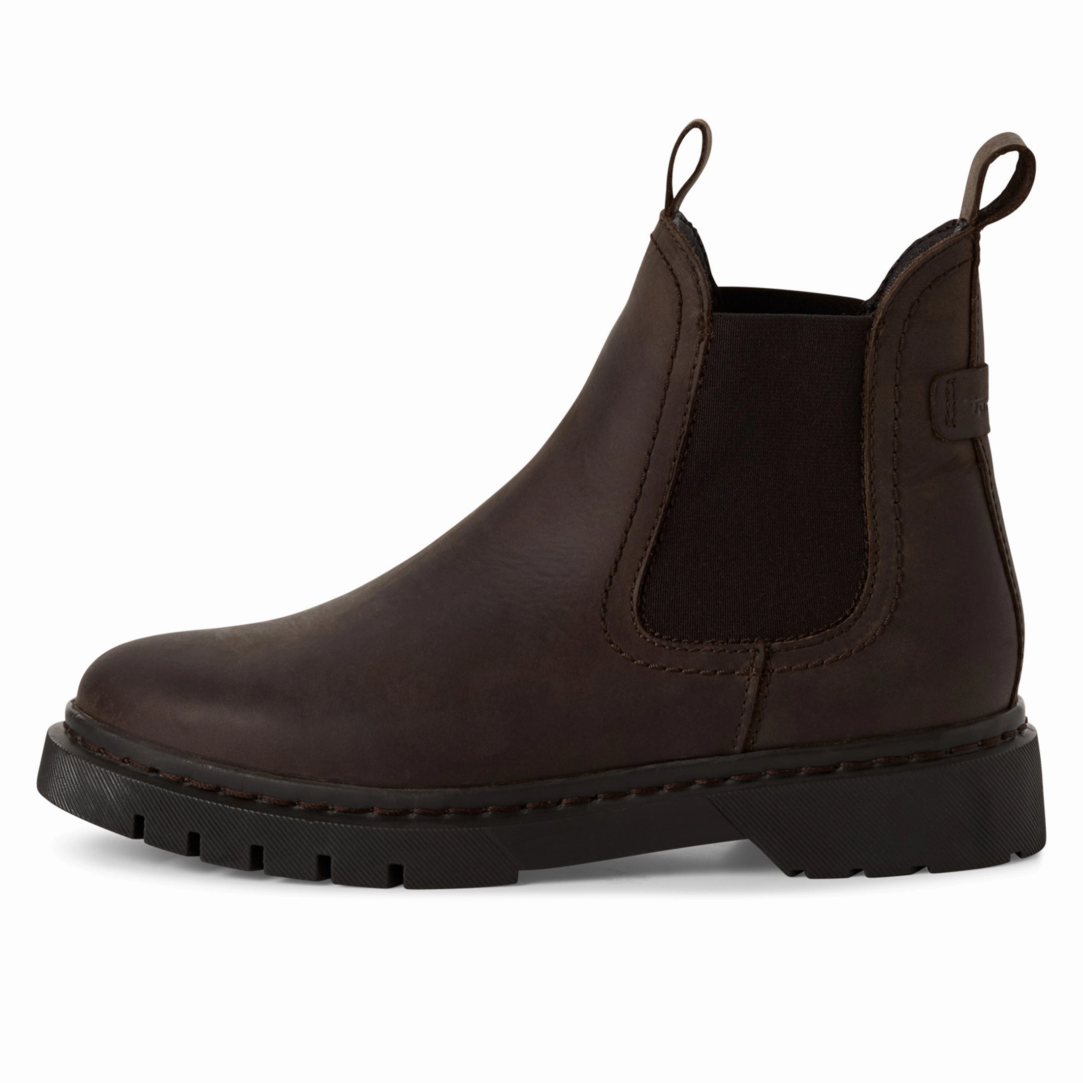 Tamaris Womens Brown Leather Classic Chelsea Ankle Boots