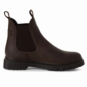 Tamaris Womens Brown Leather Classic Chelsea Ankle Boots Womens Boot Deals Today