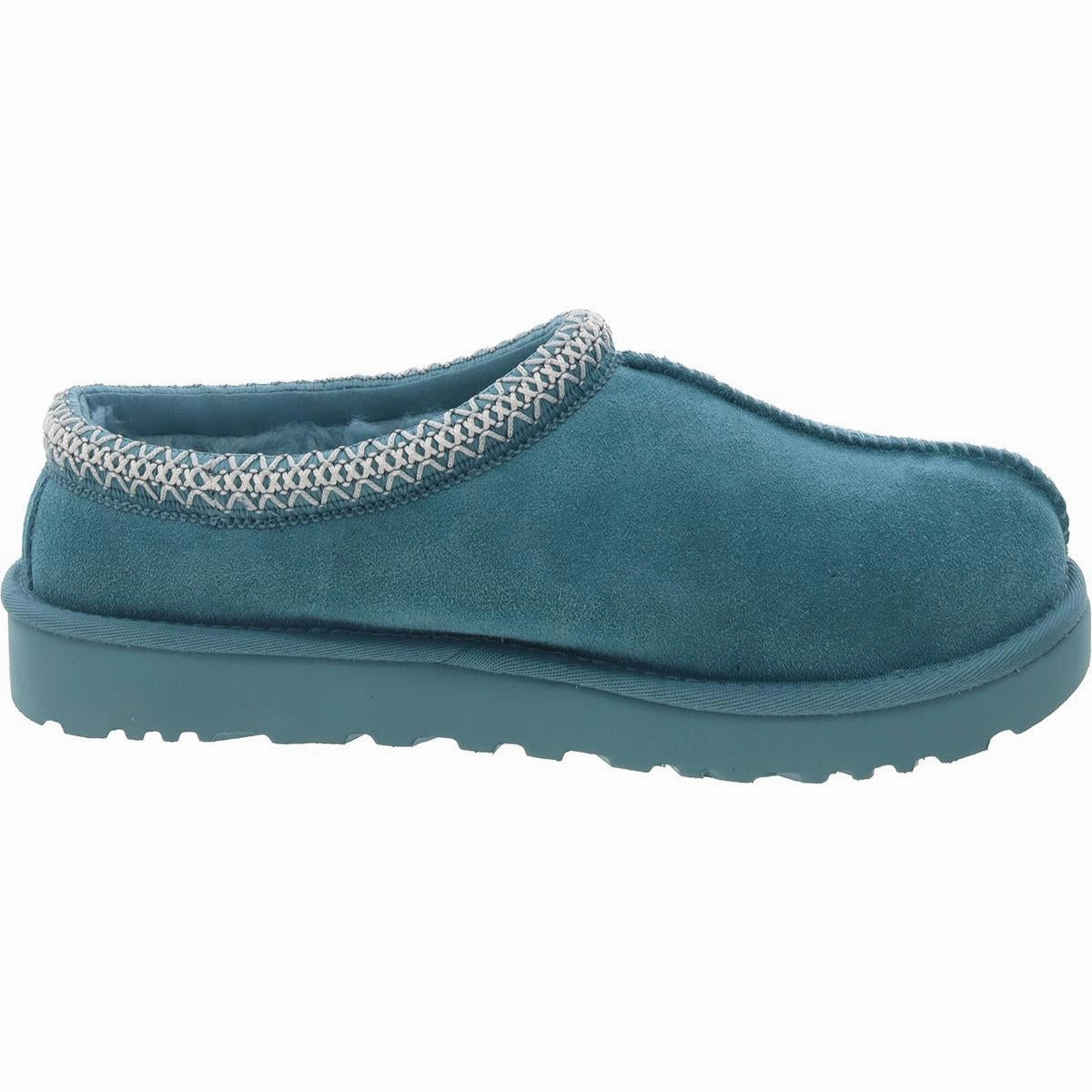 Tasman Mens Suede Wool Lined Moccasin Slippers