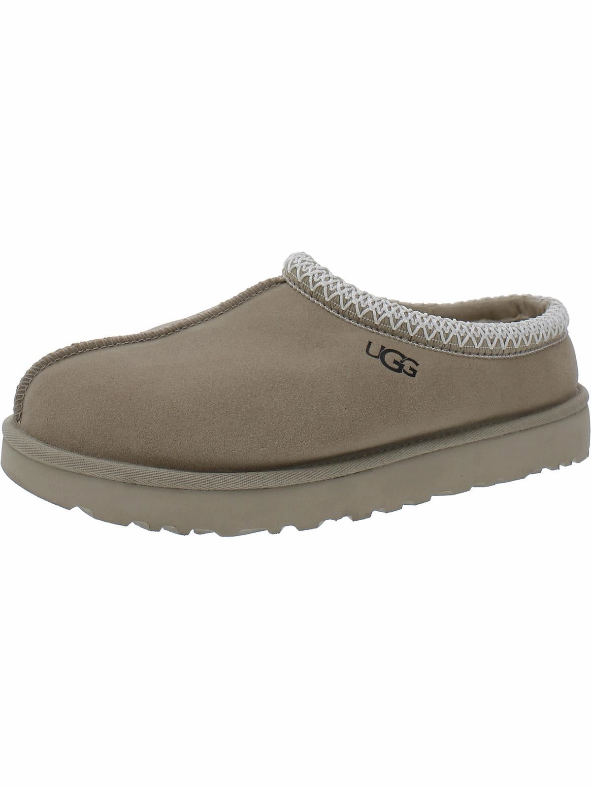 Tasman Womens Suede Wool Mule Slippers