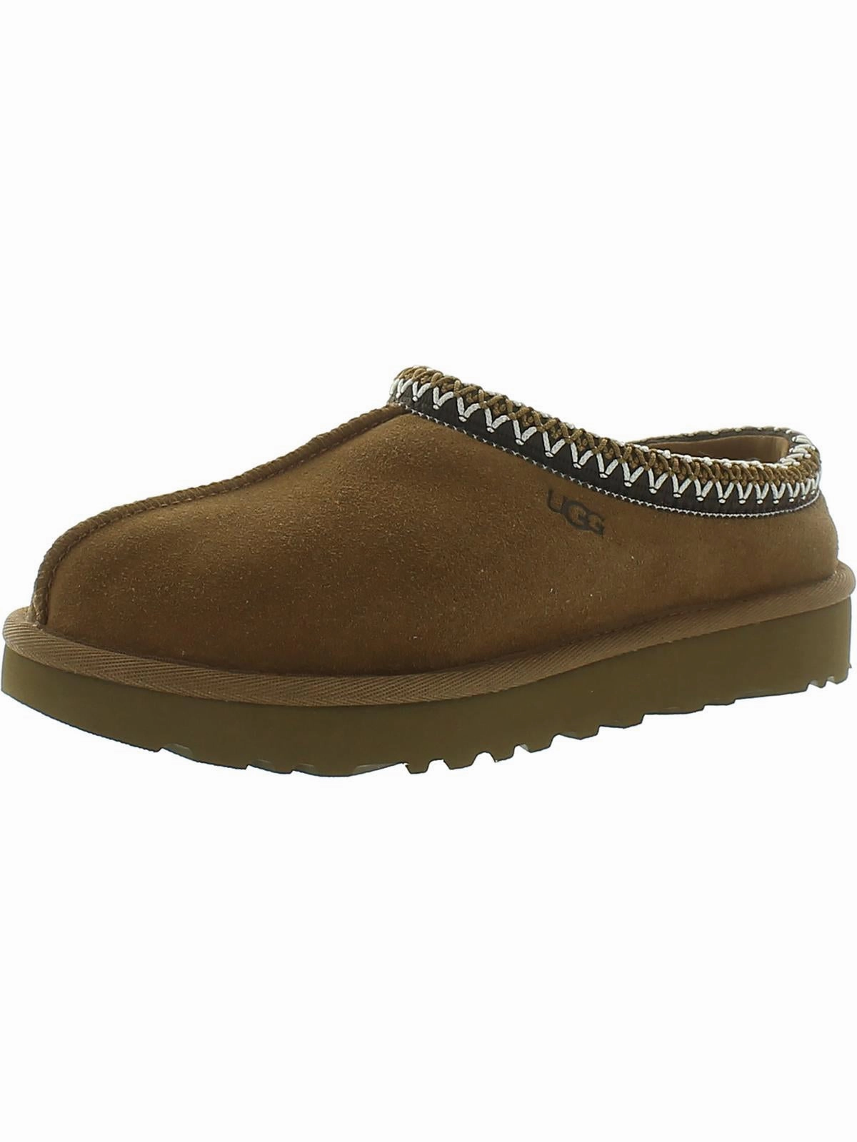 Tasman Womens Suede Wool Mule Slippers