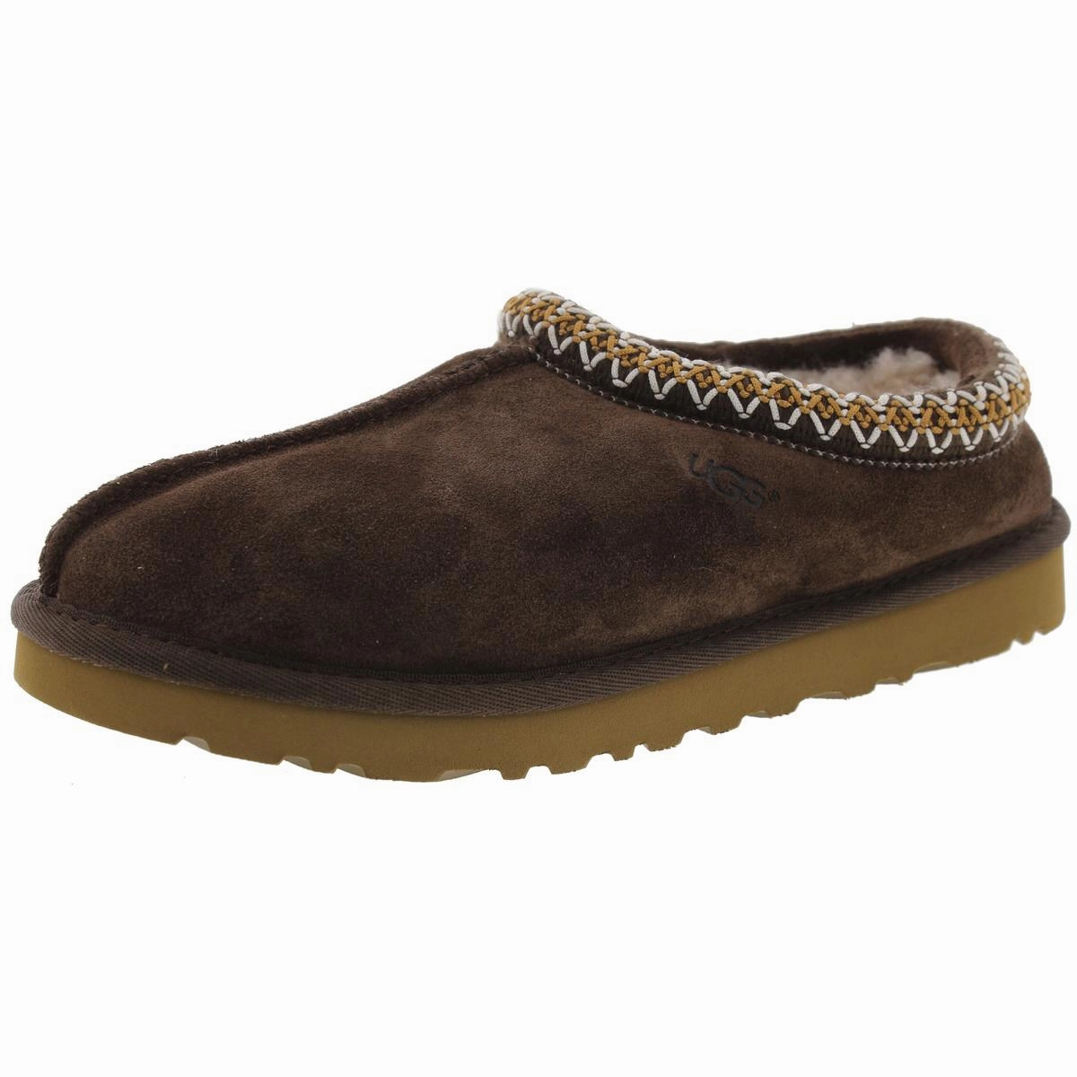Tasman Womens Suede Wool Mule Slippers