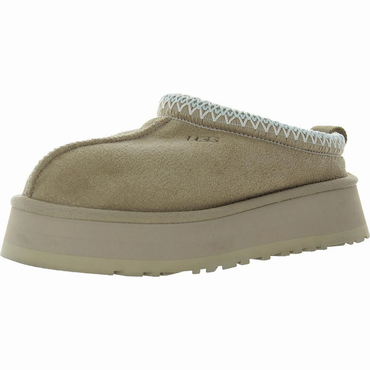 Tazz Womens Embroidered Slip On Slide Slippers