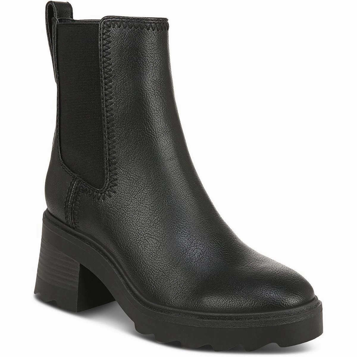 Teresa Womens Faux Leather Chelsea Booties Womens Winter Boots promo deal